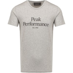 T-shirt Peak performance z bawełny w młodzieżowym stylu z krótkim rękawem