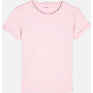 Różowa bluzka dziecięca Gate dla dziewczynek z bawełny