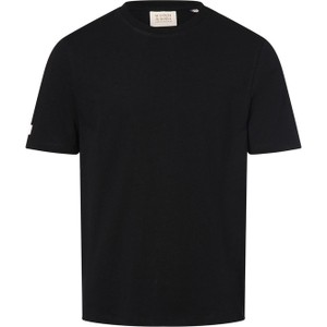 Czarny t-shirt Scotch & Soda z bawełny z krótkim rękawem