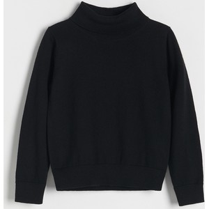 Czarny sweter Reserved z wełny