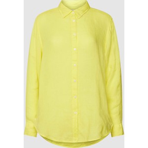 Żółta koszula Peek&Cloppenburg z kołnierzykiem