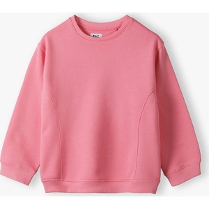 Różowa bluza dziecięca 5.10.15 z dzianiny