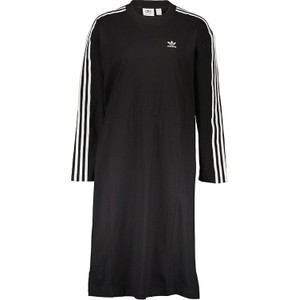 Czarna sukienka Adidas w sportowym stylu