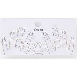Sinsay - Pierścionki 12 pack - Srebrny