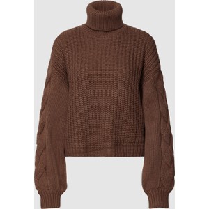 Brązowy sweter Review w stylu casual