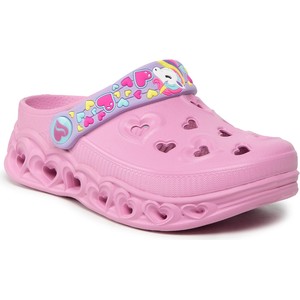 Różowe buty dziecięce letnie Skechers dla dziewczynek