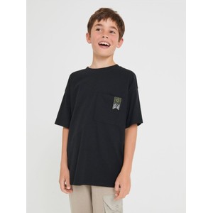 Czarna koszulka dziecięca Sinsay z bawełny dla chłopców