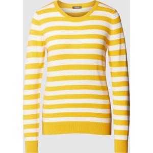 Żółty sweter Montego w stylu casual