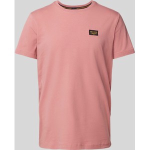 Różowy t-shirt Pme Legend (pall Mall) w stylu casual