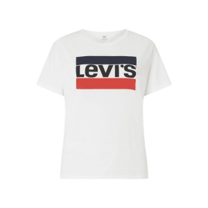 T-shirt Levi`s Plus w młodzieżowym stylu z bawełny z krótkim rękawem