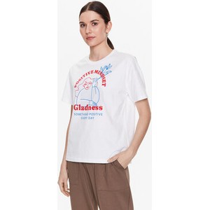 T-shirt Outhorn z krótkim rękawem w sportowym stylu z okrągłym dekoltem
