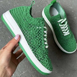 Zielone buty sportowe T.sokolski w sportowym stylu