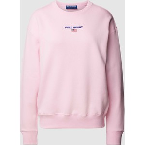 Różowa bluza Polo Sport z bawełny w sportowym stylu