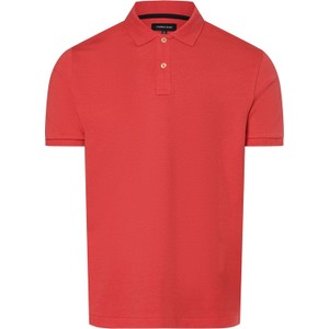 Czerwony t-shirt Andrew James z krótkim rękawem