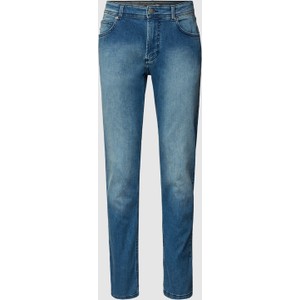Niebieskie jeansy Christian Berg z bawełny w street stylu