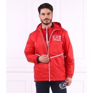 Czerwona kurtka Emporio Armani w stylu casual krótka