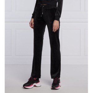 Czarne spodnie sportowe Juicy Couture