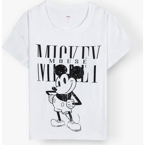 T-shirt Mickey w sportowym stylu z bawełny