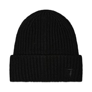 Czarna czapka Trussardi