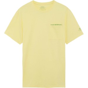 Żółty t-shirt Ecoalf w stylu casual
