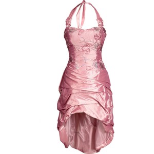 Różowa sukienka Fokus z tkaniny mini