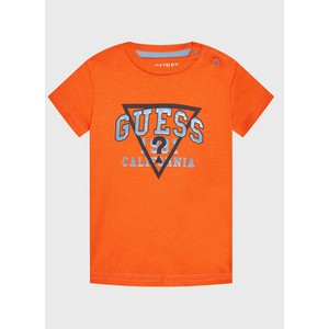 Pomarańczowa koszulka dziecięca Guess