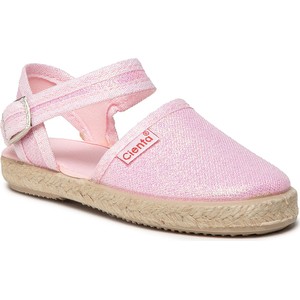 Różowe buty dziecięce letnie Cienta dla dziewczynek