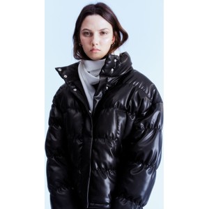 Czarna kurtka H & M bez kaptura krótka