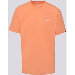 Pomarańczowy t-shirt Vans z krótkim rękawem w street stylu