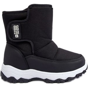 Czarne buty dziecięce zimowe Big Star dla chłopców