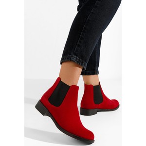 Czerwone botki Zapatos