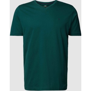Zielony t-shirt Fynch Hatton w stylu casual