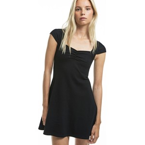 Czarna sukienka H & M mini w stylu casual z dżerseju