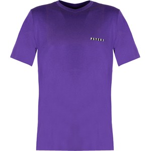 Fioletowy t-shirt ubierzsie.com z krótkim rękawem