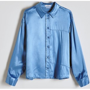 Niebieska koszula Reserved w stylu casual