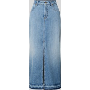 Niebieska spódnica Cambio w stylu casual z jeansu