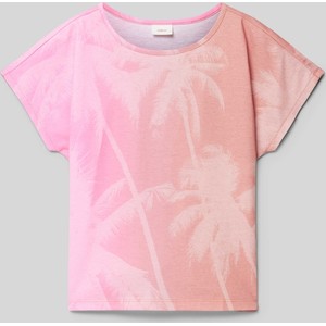 Różowa bluzka dziecięca S.Oliver