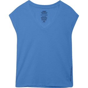 Niebieski t-shirt Ecoalf z bawełny