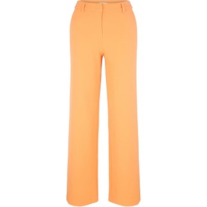 Pomarańczowe spodnie Tom Tailor