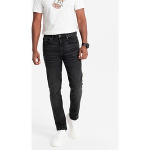 Czarne jeansy Ombre z jeansu