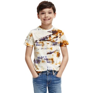Koszulka dziecięca Scotch & Soda z krótkim rękawem z bawełny dla chłopców