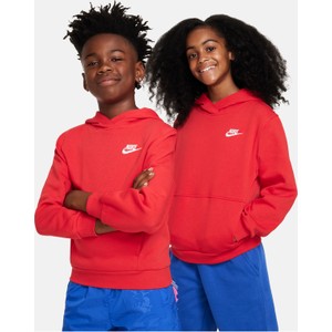 Czerwona bluza dziecięca Nike dla chłopców