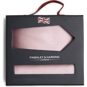Różowy krawat Finshley & Harding