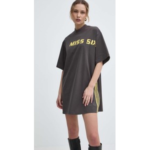 T-shirt Miss Sixty w młodzieżowym stylu z jedwabiu