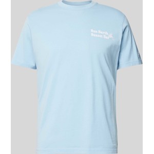T-shirt Mc2 Saint Barth z bawełny z krótkim rękawem z nadrukiem
