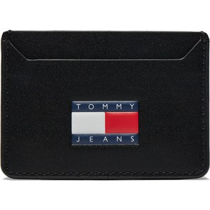 Etui na karty kredytowe Tommy Jeans Tjm Heritage Leather Cc Holder AM0AM12085 Black BDS