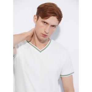 T-shirt Ochnik z bawełny w stylu casual