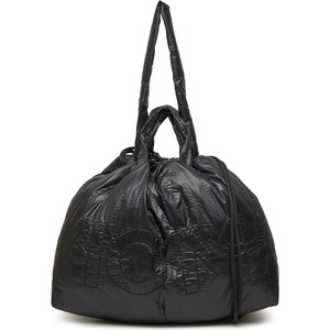 Czarna torebka Vic Matié w wakacyjnym stylu matowa duża