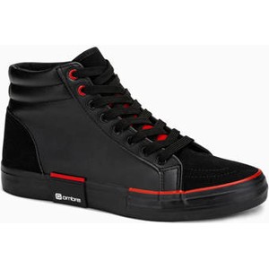 Ombre Buty męskie sneakersy - czarne T376