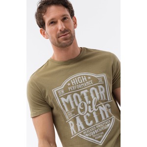 T-shirt Ombre z nadrukiem w stylu klasycznym